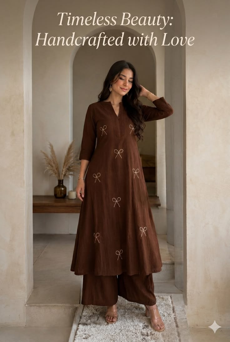 Women's Maroon Kurti