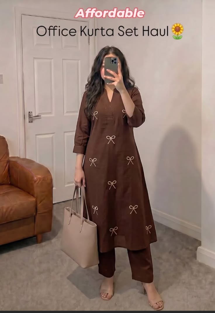 Women's Maroon Kurti