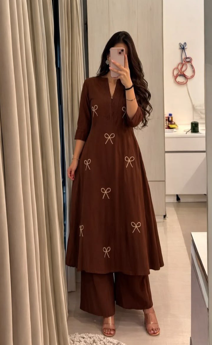 Women's Maroon Kurti